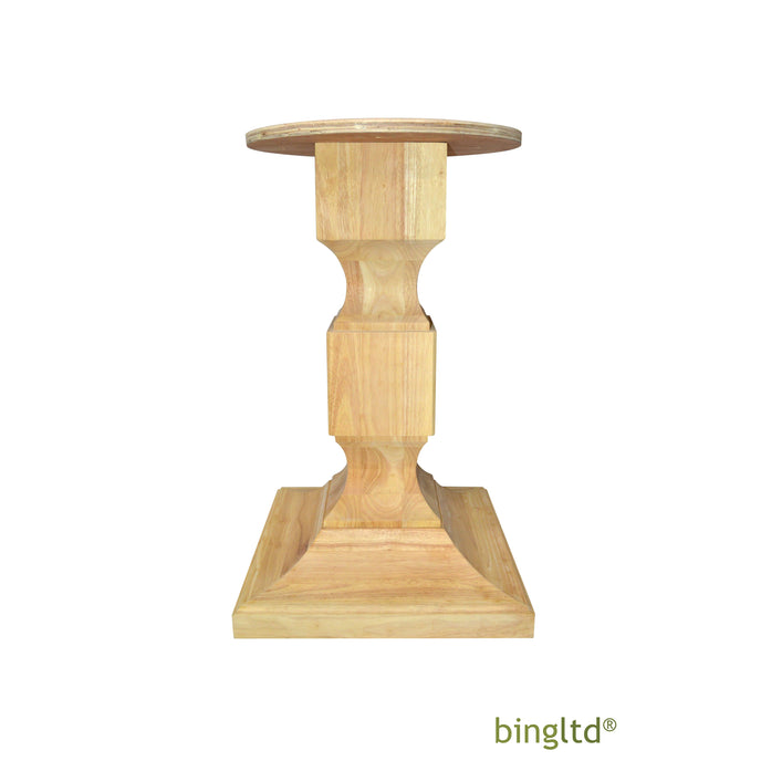Chelsea Square Pedestal Table Base (Wh-Chelsea(Size)-Color)