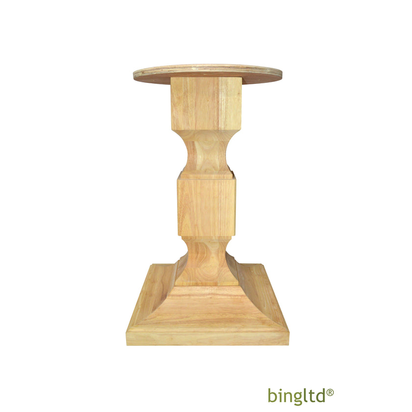 Chelsea Square Pedestal Table Base (Wh-Chelsea(Size)-Color)