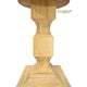 Chelsea Square Pedestal Table Base (Wh-Chelsea(Size)-Color)