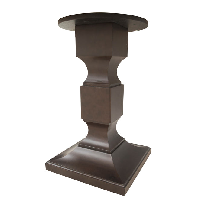 Chelsea Square Pedestal Table Base (Wh-Chelsea(Size)-Color) 28’ Tall / Acorn Set Of 1