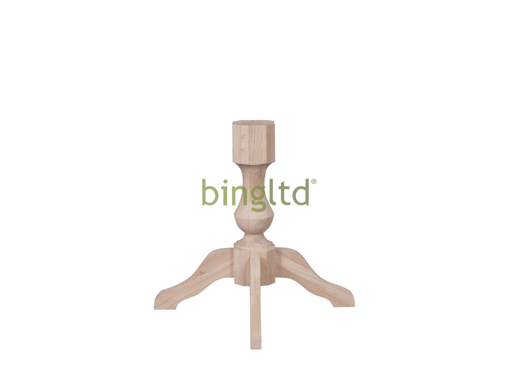 Bingltd - 29’ Tall Wilmington Pedestal Table Base (B-R2901-Rw-Unf) Box Of 1