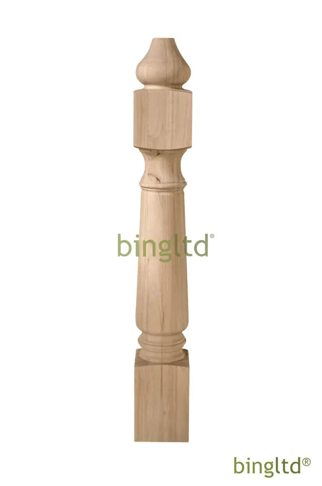 Bingltd - 36’ Tall Unfinished Square Hardwood Post (K501-Rw-Unf) Kitchen Posts