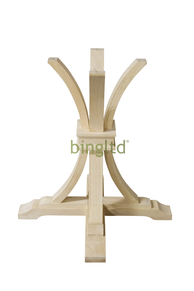 Bingltd - Gabriel Round Pedestal Table Base Only No Table Top (Pd-12B[Height]-Rw) Unfinished / 30
