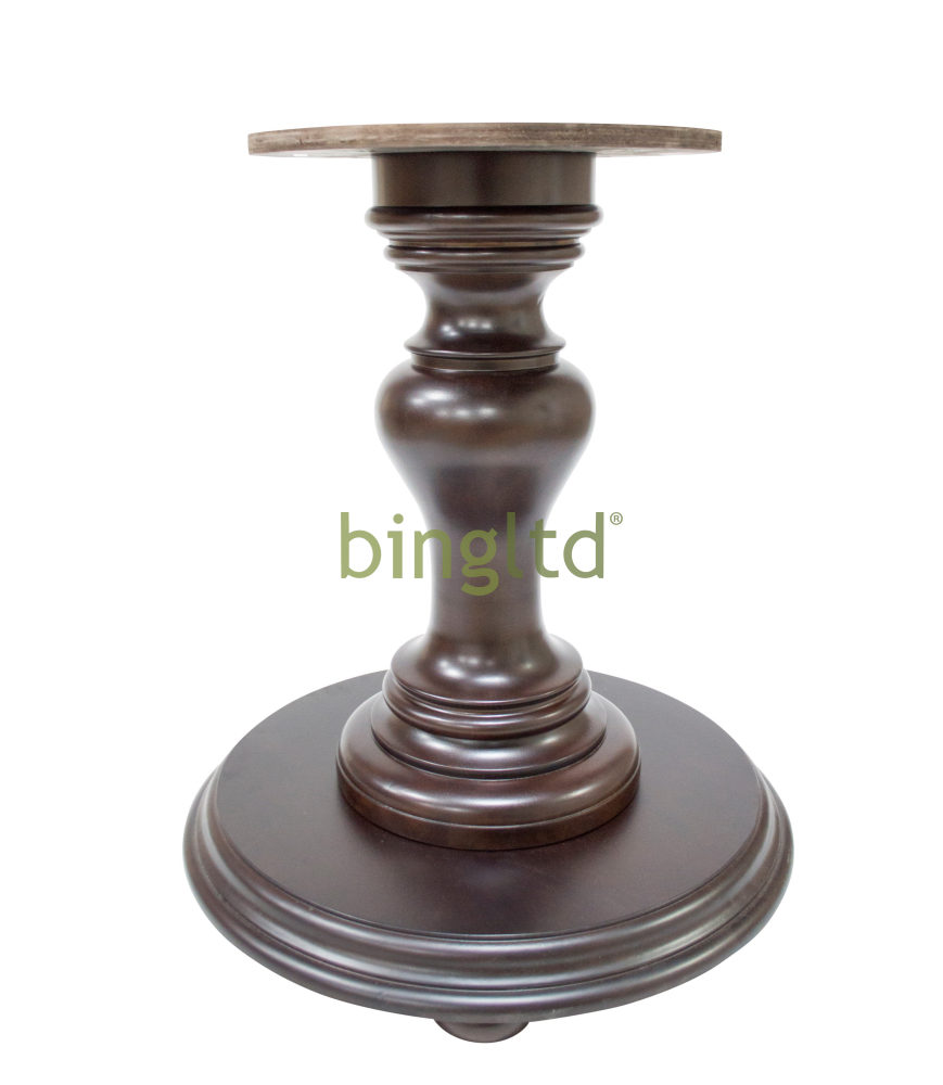 Bradford Round Pedestal Table Base (Wh-Bradford[Height]-Color) 29’ (Dining Height) / Acorn Set Of 1