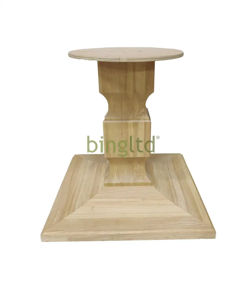 Reserved For Gs - 34 1/2’ Tall Chelsea Square Pedestal Table Base (Wh-Chelsea34-Rw-Unf) 1/2 Inch