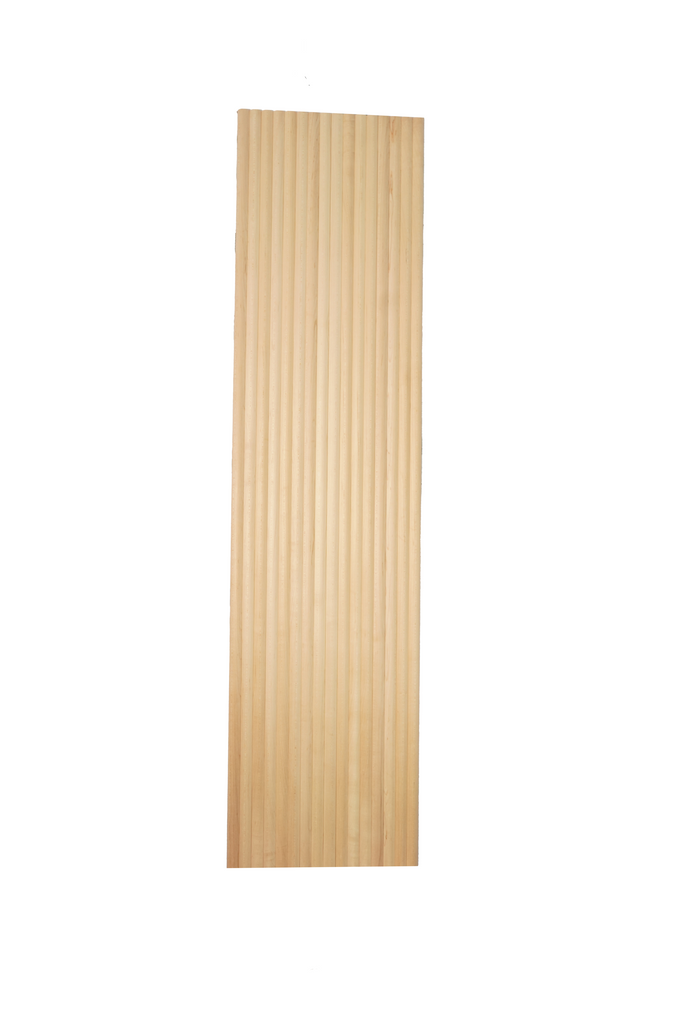 Bingltd - 48’ Long X 12’ Wide With 3/4’ Double Bead Tambour Maple Unfinished 1 Pc