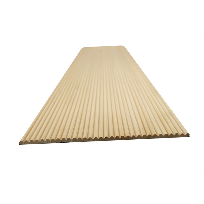 Bingltd - 48’ Long X 12’ Wide With 1’ Double Bead Slat Tambour Thin Poplar Unfinished 1 Pc