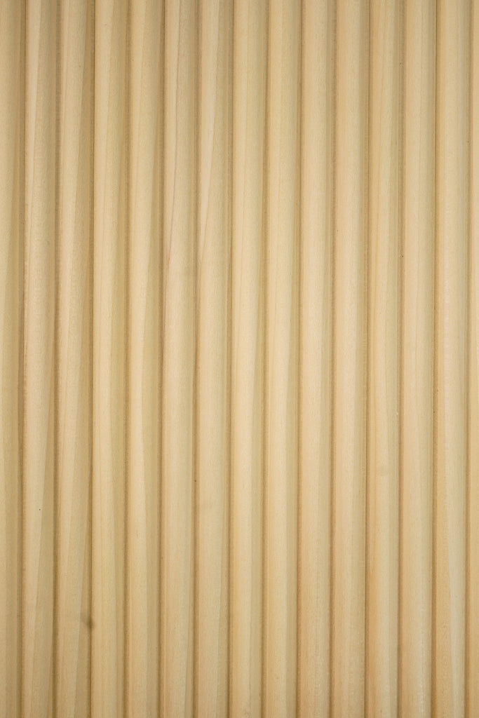 Bingltd - 48’ Long X 12’ Wide With 1’ Double Bead Slat Tambour Thin Poplar Unfinished 1 Pc