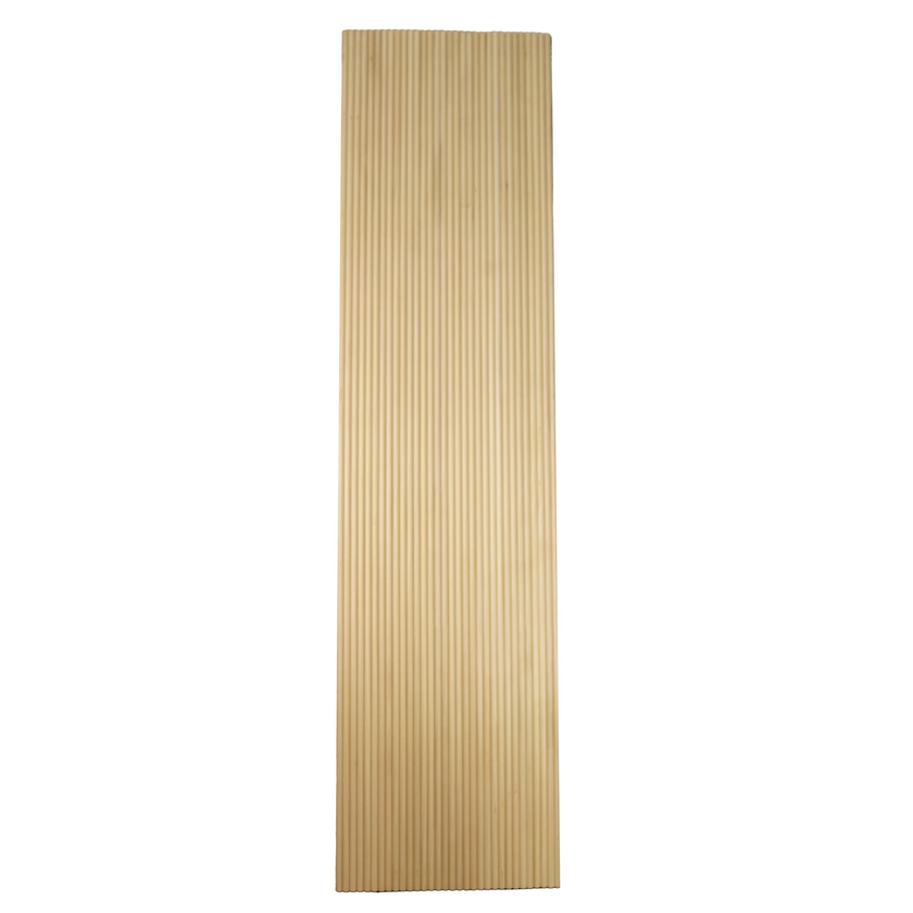 Bingltd - 48’ Long X 12’ Wide With 1’ Double Bead Slat Tambour Thin Poplar Unfinished 1 Pc