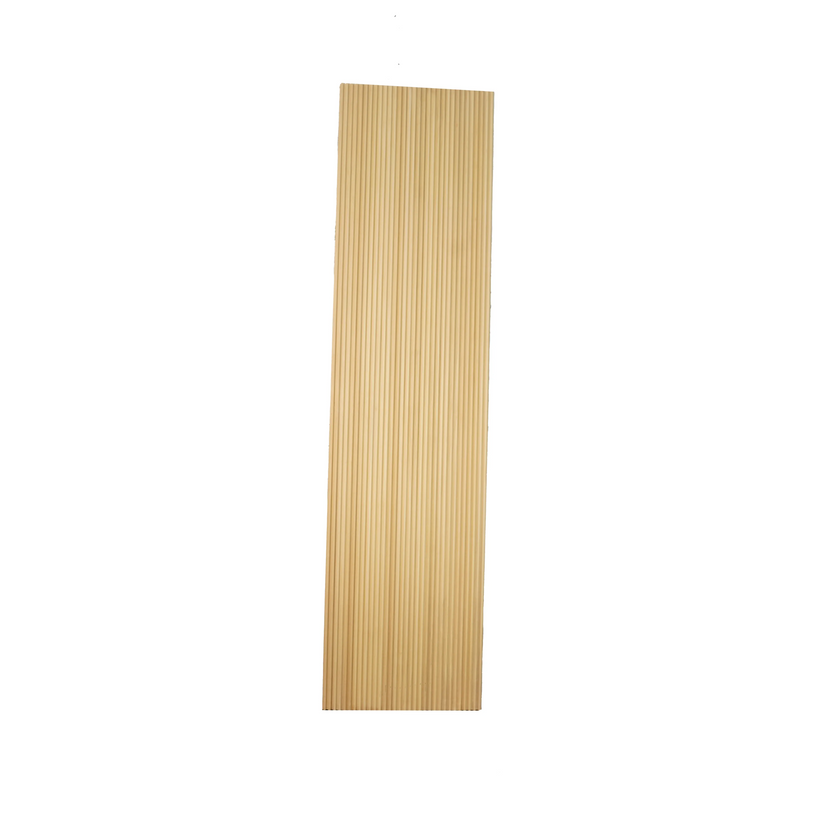Bingltd - 48’ Long X 12’ Wide With 3/4’ Double Bead Tambour Poplar Unfinished 1 Pc