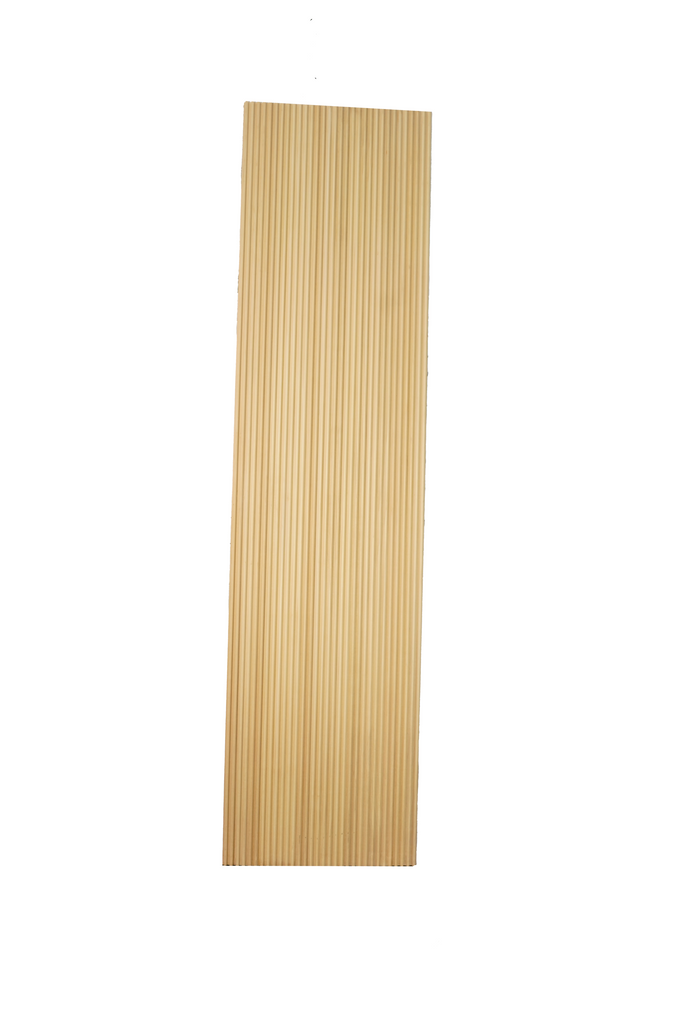 Bingltd - 48’ Long X 12’ Wide With 3/4’ Double Bead Tambour Poplar Unfinished 1 Pc