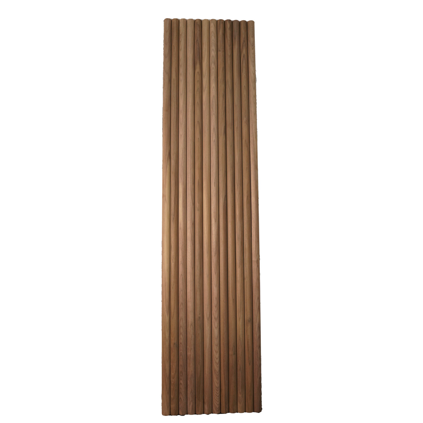 Bingltd - 48’ Long X 12’ Wide With 1’ Single Bead Tambour Walnut Unfinished 1 Pc