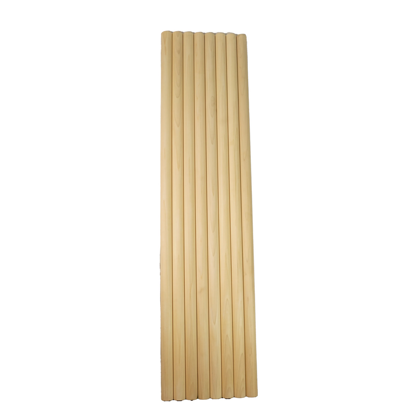 Bingltd - 48’ Long X 12’ Wide With 1 1/2’ Single Bead Tambour Poplar Unfinished Pc