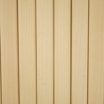 Bingltd - 48’ Long X 12’ Wide With 3/4’ Bevel Slat Tambour Thin Poplar Unfinished 1 Pc