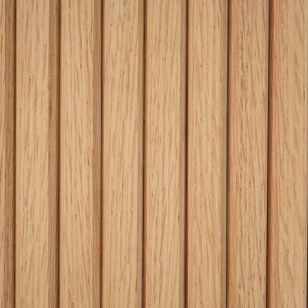 Bingltd - 48’ Long X 12’ Wide With 3/4’ Bevel Slat Tambour Unfinished 1 Pc (Wp-8202-Unf) Wall Panel