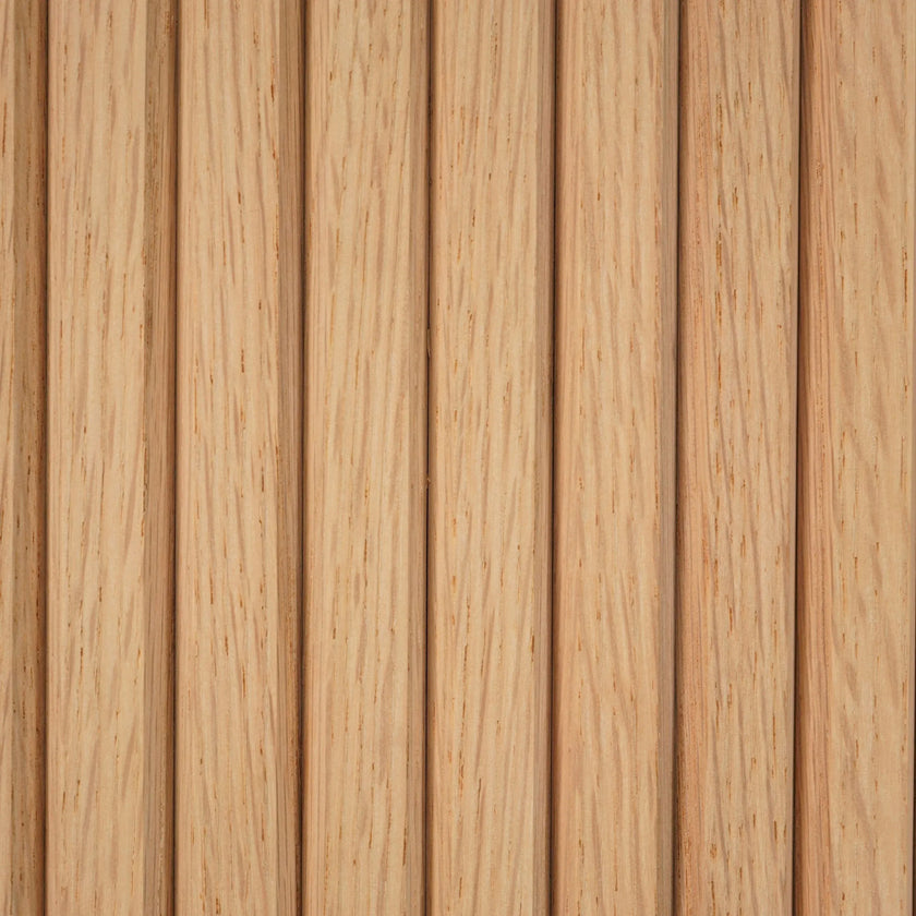 Bingltd - 48’ Long X 12’ Wide With 3/4’ Bevel Slat Tambour Unfinished 1 Pc (Wp-8202-Unf) Wall Panel