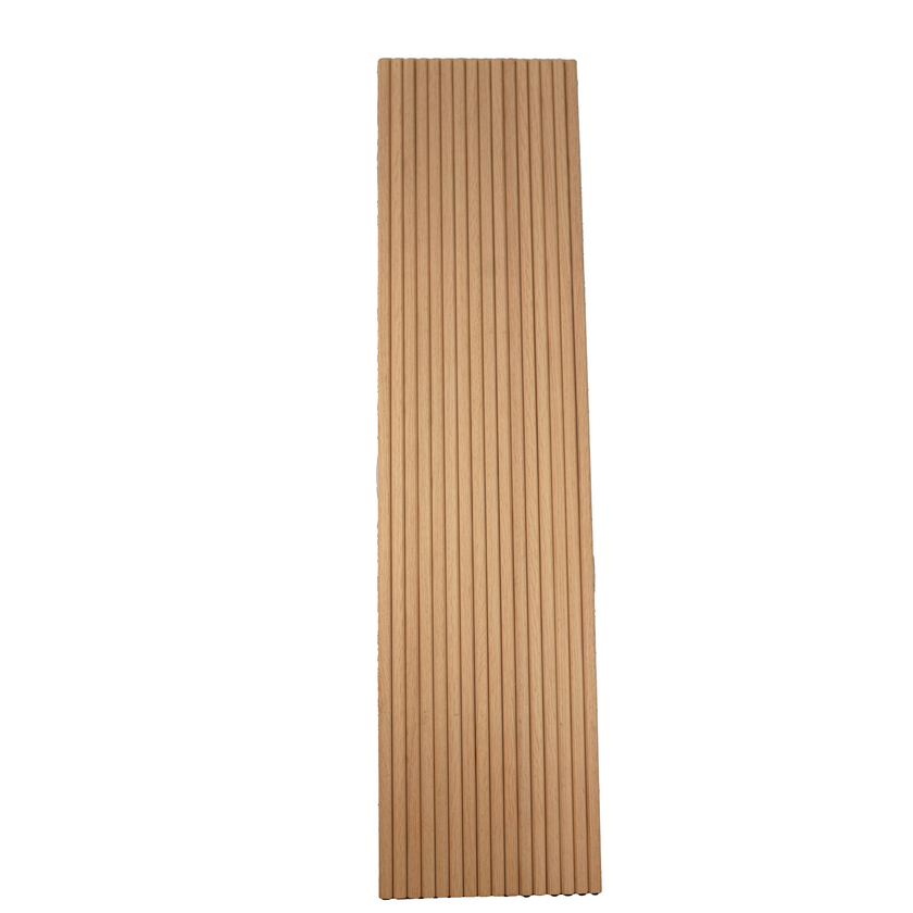 Bingltd - 48’ Long X 12’ Wide With 3/4’ Bevel Slat Tambour Unfinished 1 Pc (Wp-8202-Unf) Wall Panel