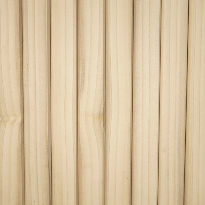 Bingltd - 48’ Long X 12’ Wide With 1’ Bevel Slat Tambour Thin Walnut Unfinished 1 Pc