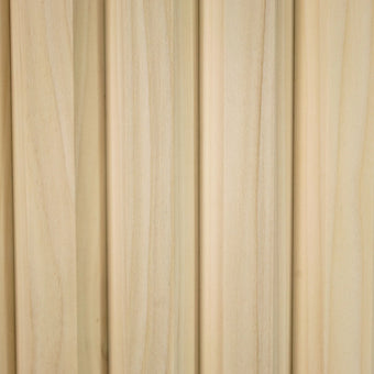 Bingltd - 48’ Long X 12’ Wide With 1 1/2’ Bevel Slat Tambour Poplar Unfinished Pc