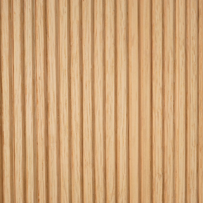 Bingltd - 48’ Long X 12’ Wide With 1/4’ Square Cut Flexible Tambour Red Oak Unfinished 1 Pc