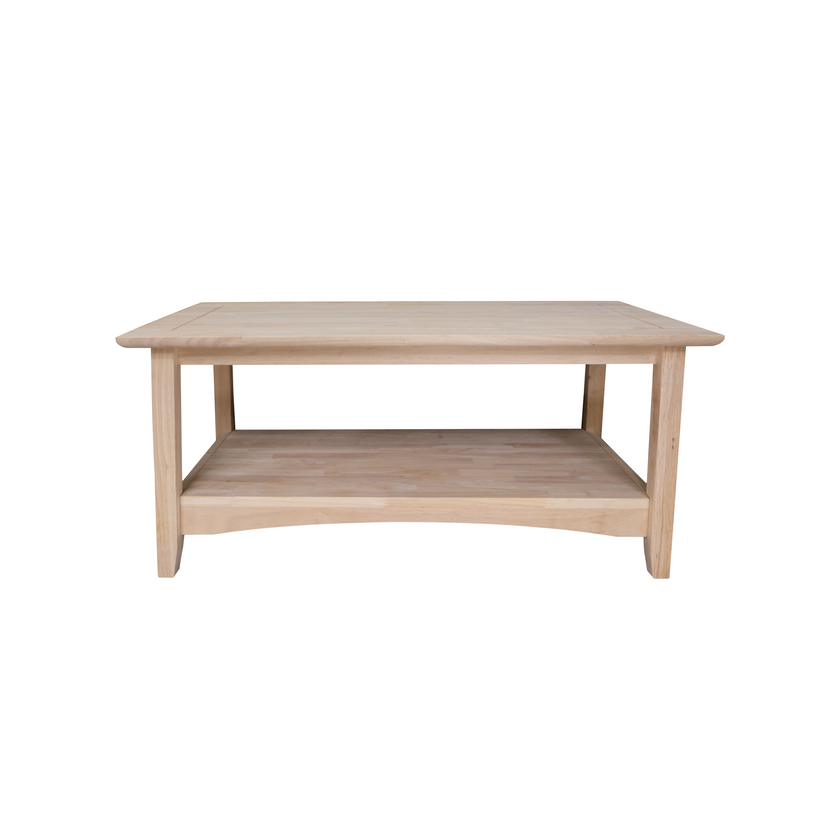 Bingltd - Burg 39’ Coffee Table (Tc1801-Rw-Unf) Box Of 1 Tables