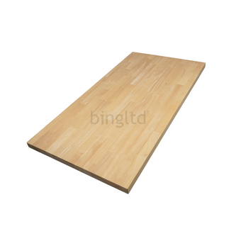 bingltd- Unfinished Hevea Solid Wood Butcher Block Countertop With Square Edge