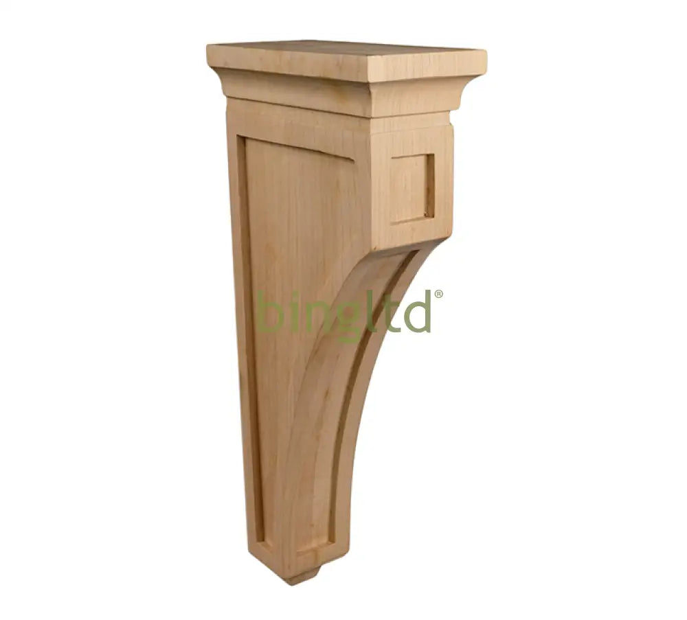 14’ Corbel Traditional Solid Rubberwood Bracket (C-Wc22-Rw) Unfinished / Box Of 12 Corbels &