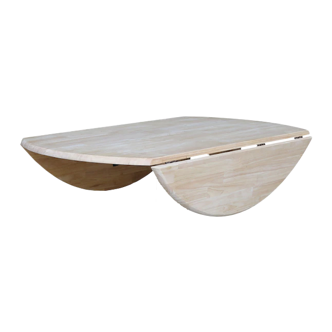 Unfinished Dropleaf Table Top (Ttsize-Dl-Rw-Unf) 42 Inches / Round Dropleaf Set Of 1 Tops