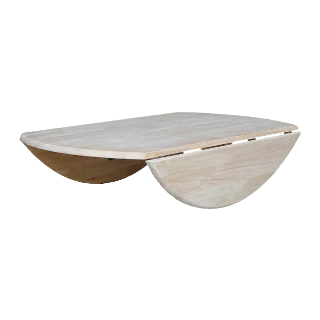 Unfinished Dropleaf Table Top (Ttsize-Dl-Rw-Unf) 42 Inches / Round Dropleaf Set Of 1 Tops