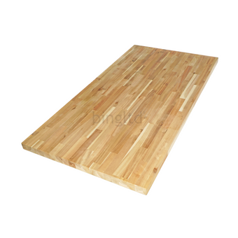 bingltd- Unfinished Acacia Solid Wood Butcher Block Countertop With Square Edge