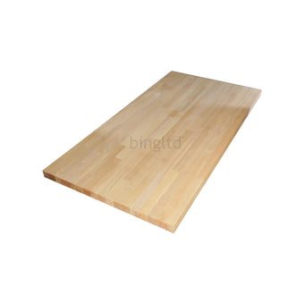 bingltd- Unfinished Birch Solid Wood Butcher Block Countertop With Square Edge