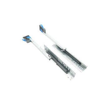 bingltd- Undermount Push-To-Open Drawer Slides Full Extension Concealed Rails Track 100 lb Load Capacity