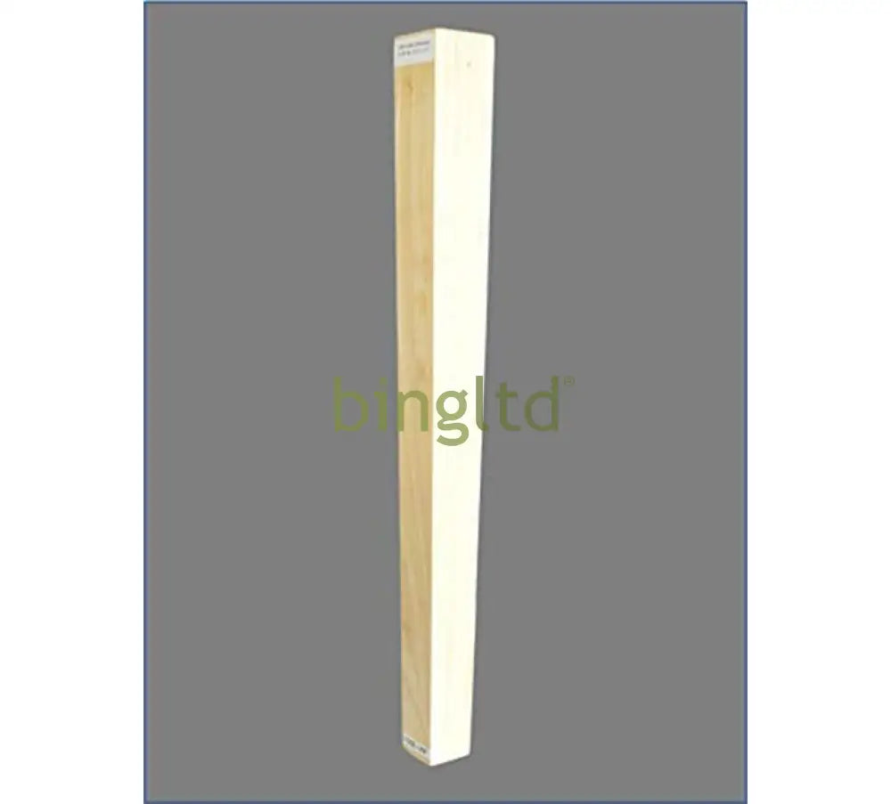 29’ Shaker Style Hardwood Table Leg (1135E-Unf) Unfinished / Box Of 2 Legs