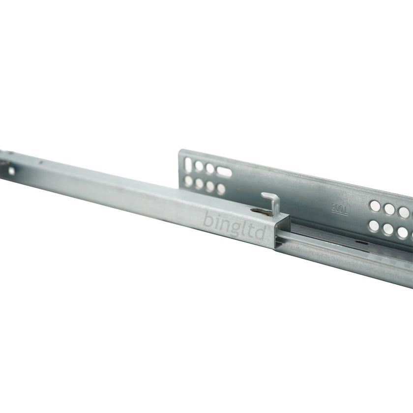 bingltd- Undermount Push-To-Open Drawer Slides Full Extension Concealed Rails Track 100 lb Load Capacity