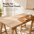 6 ft Full-Length Acacia Butcher Block Island Top (No Finger Joint)