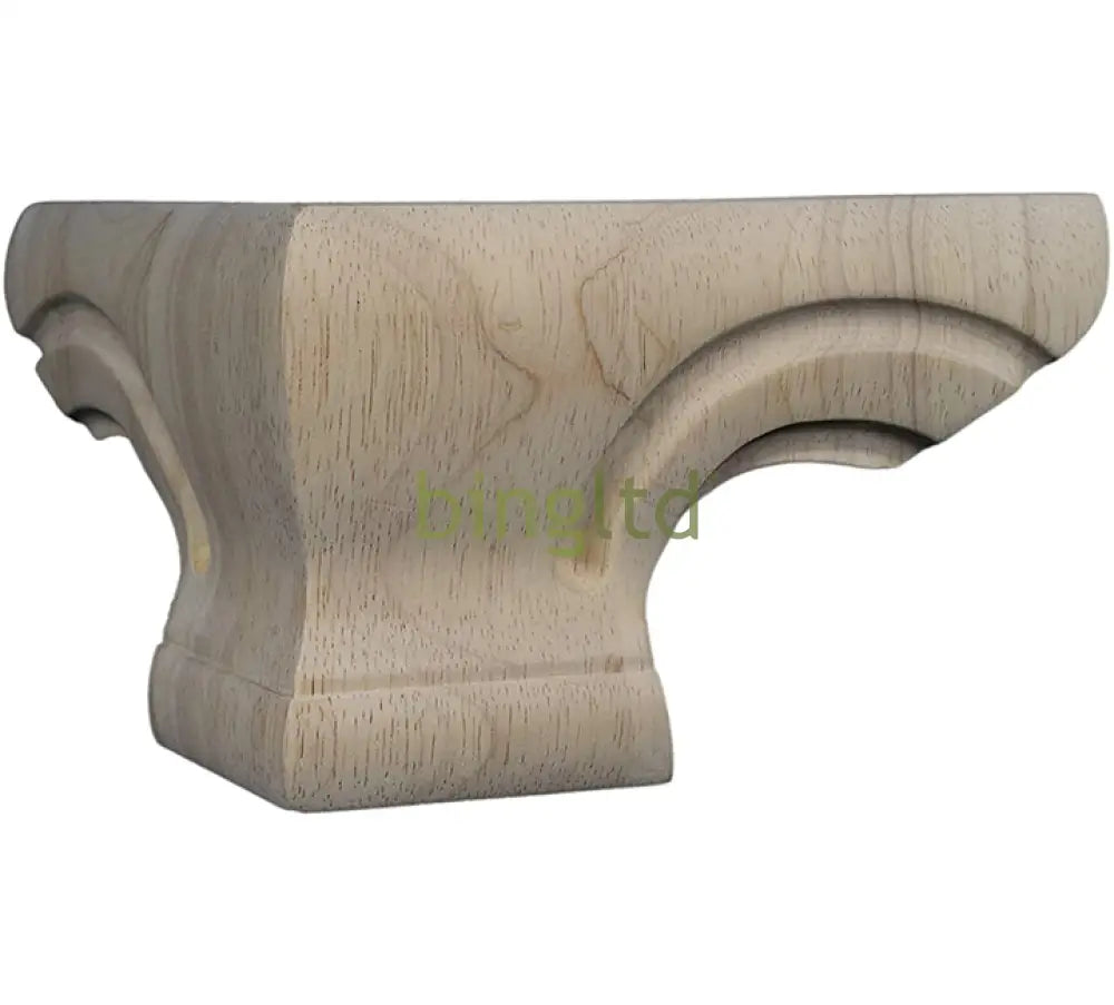 6 1/2’ Corner Foot Hardwood Sofa Legs (T-Pfp-Ped-C-Rw)