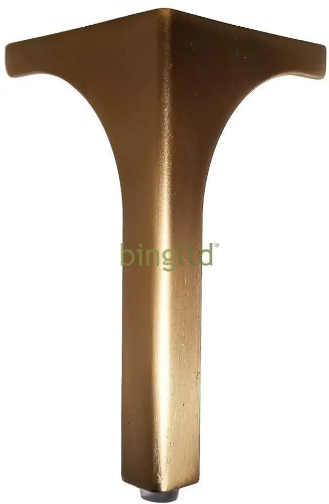 6’ Brushed Metal Sofa Legs (Ml-60T) Gold / Set Of 1