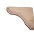 4 1/4’ Oak Shelf Support (Brk425-Oak-Unf) Corbels & Brackets