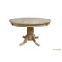 Bingltd - 19’ Tall Beckett Traditional Pedestal Coffee Table Unfinished Kitchen & Dining Room Tables