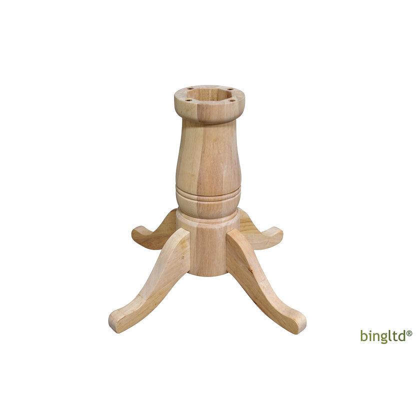 Bingltd - 18’ Beckett Tall Traditional Pedestal Unfinished (Pd-18P-Rw-Unf)