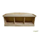 Bingltd - 13’ Tall 51’ Rowan Wide Entry Bench Unfinished (Ben-150-Rw-Unf) Pedestal