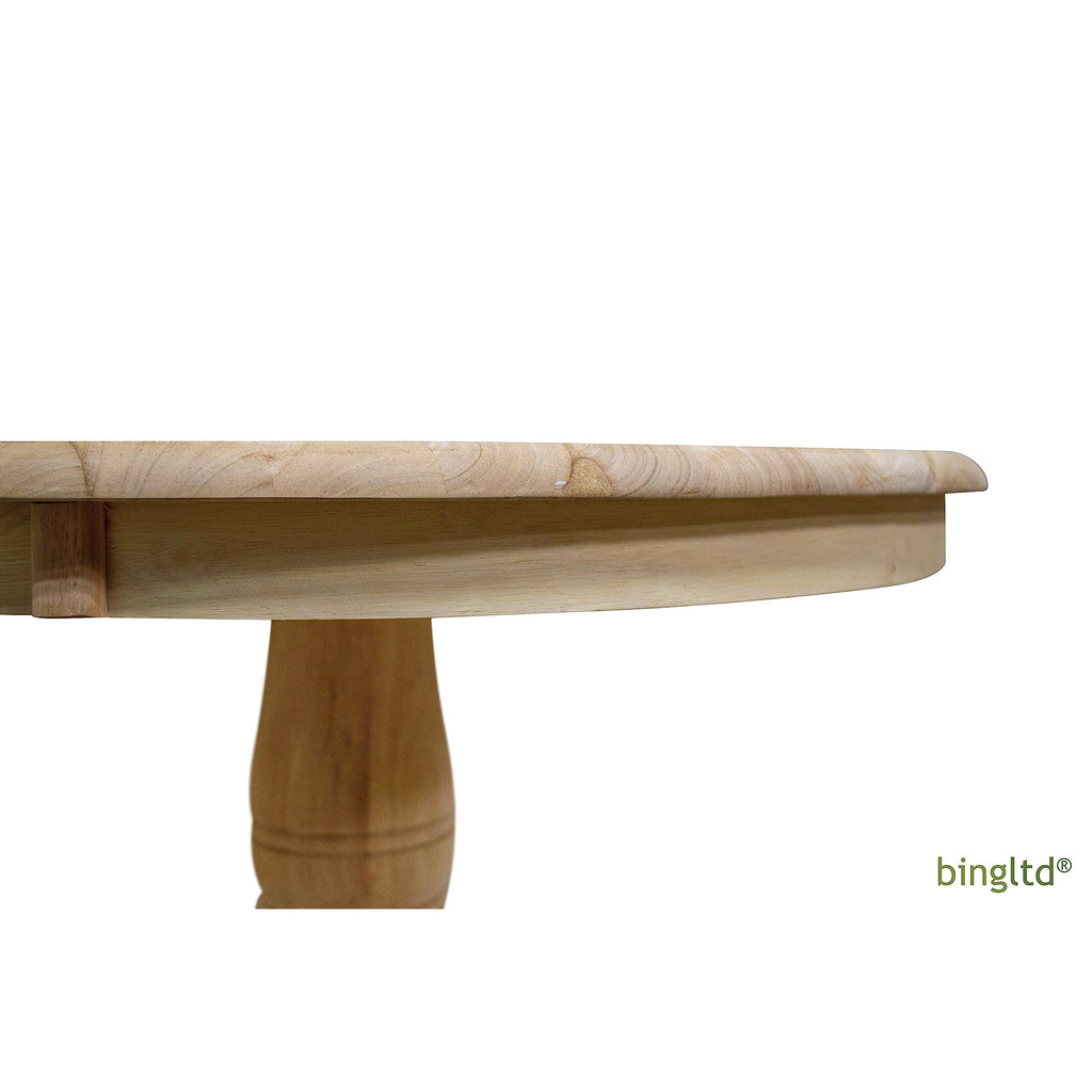 Bingltd - 19’ Tall Beckett Traditional Pedestal Coffee Table Unfinished Kitchen & Dining Room Tables