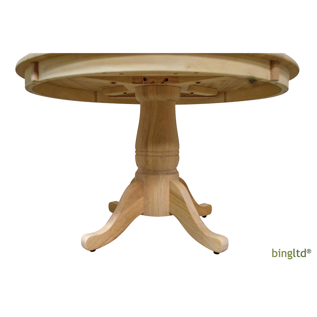 Bingltd - 19’ Tall Beckett Traditional Pedestal Coffee Table Unfinished Kitchen & Dining Room Tables