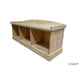 Bingltd - 13’ Tall 51’ Rowan Wide Entry Bench Unfinished (Ben-150-Rw-Unf) Pedestal