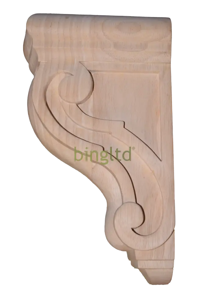 9 5/8’ Corbel Traditional Solid Rubberwood Bracket (C-Wc13-Rw) Corbels & Brackets