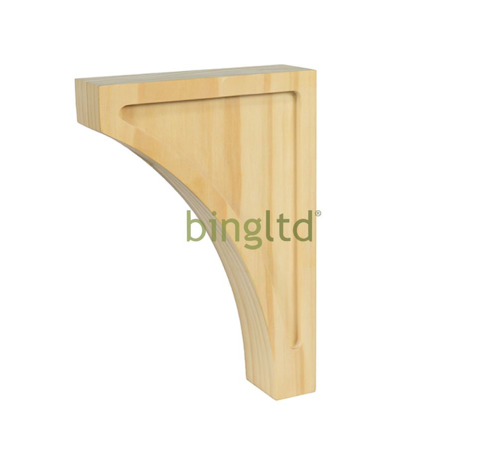 9’ Corbel Solid Pine Bracket (C620-Unf) Unfinished / Box Of 30 Corbels & Brackets