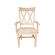 Barner Dining Chair – Unfinished (Ch4101[A]-Rw-Unf) Yes / Set Of 1