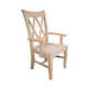 Barner Dining Chair – Unfinished (Ch4101[A]-Rw-Unf)