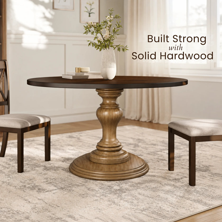 Bradford Round Pedestal Table Base (WH-Bradford[Height]-Color)