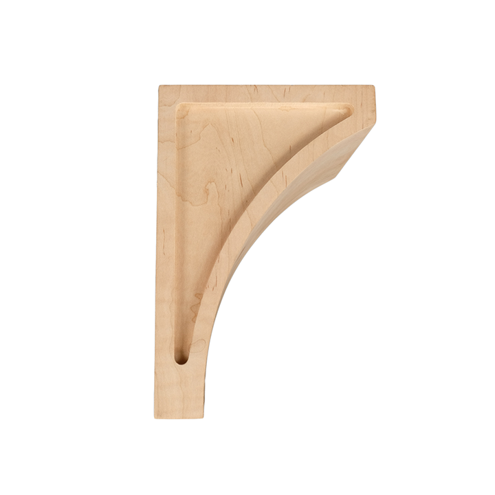 9’ Maple Contemporary Corbel (C131-Ma-Unf) Corbels & Brackets